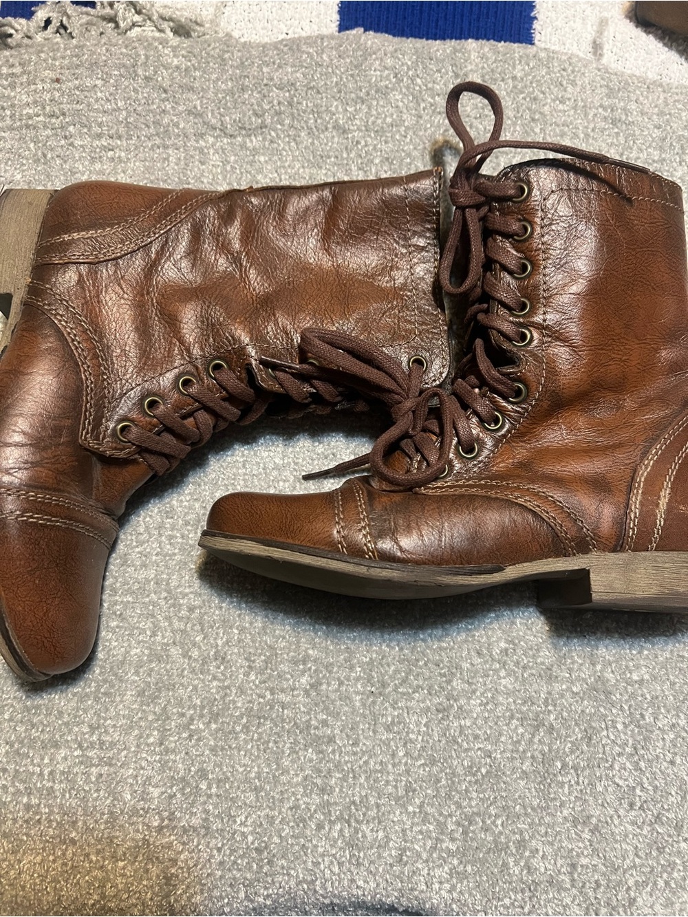 Steve Madden Brown Troopa Boots